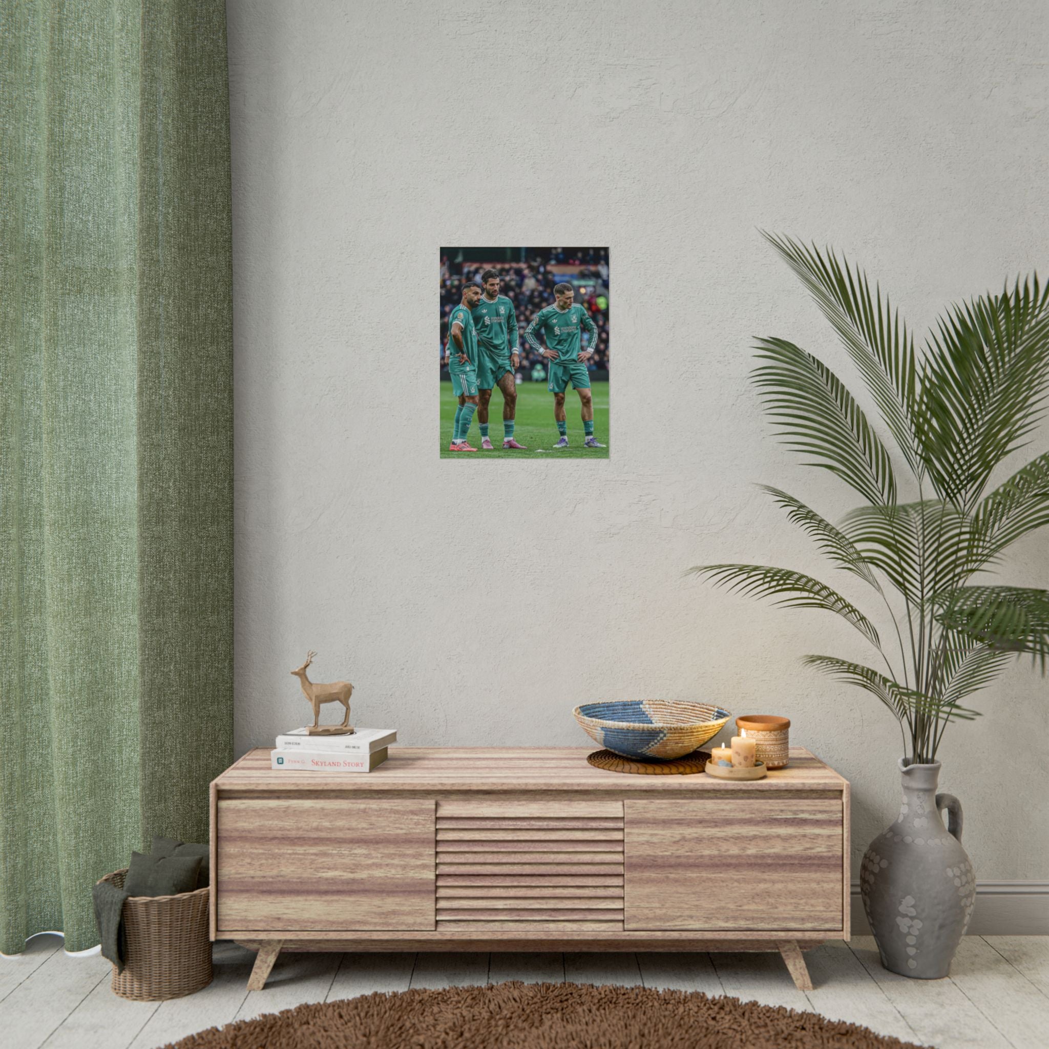 Salah, Wirtz & Szoboszlai Photo Poster - Rolled Liverpool FC Action Print