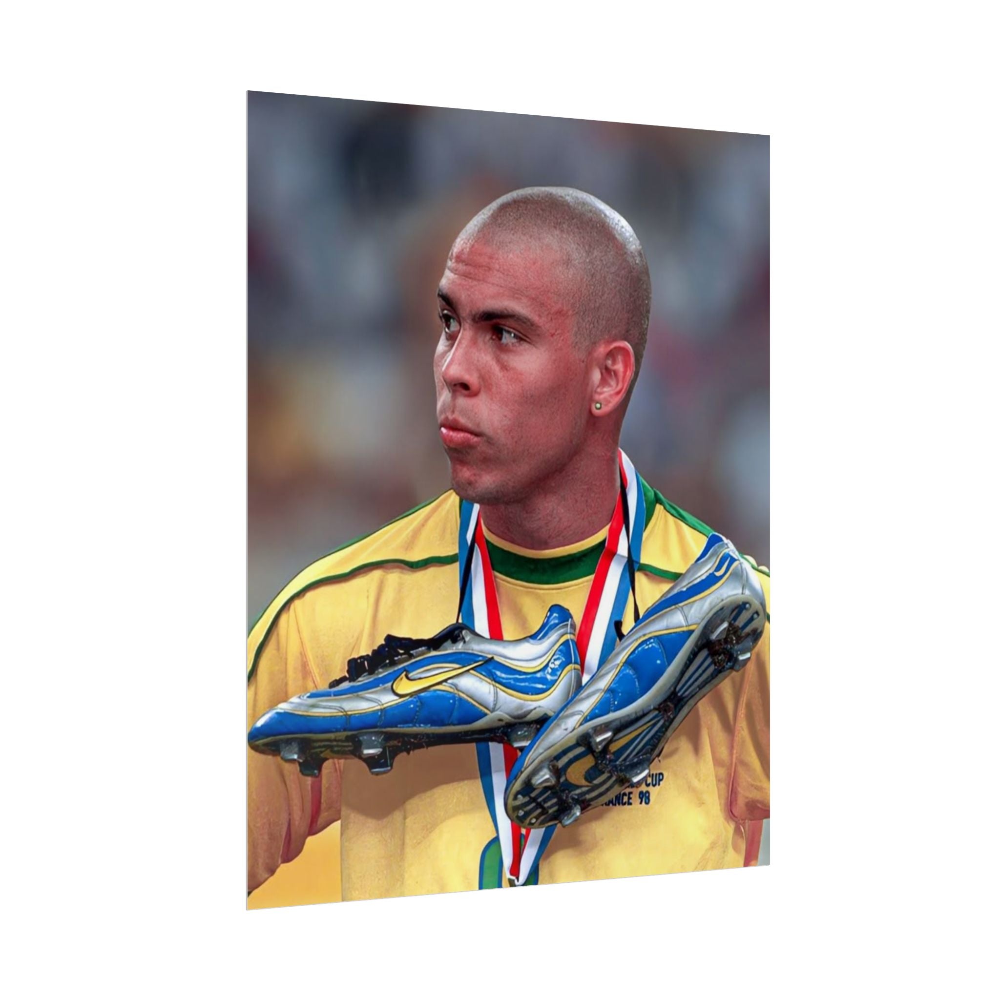 Ronaldo Brazil Champion Poster — Rolled Sports Wall Art