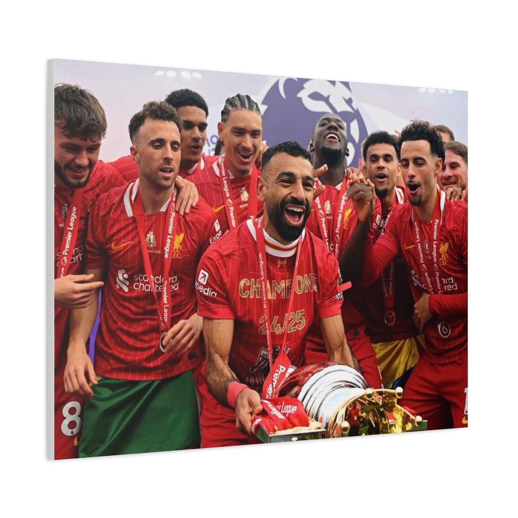Liverpool Premier League Champions Celebration Matte Canvas Print