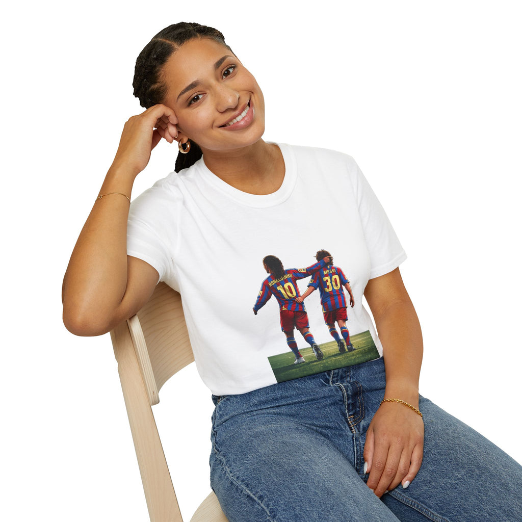Messi & Ronaldinho Barcelona T-Shirt – Football Tee