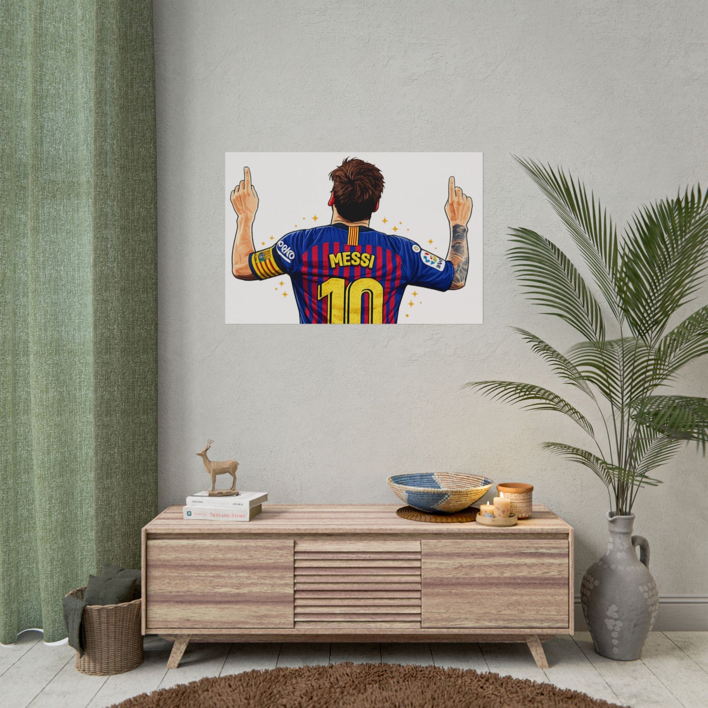 Lionel Messi Celebration Poster