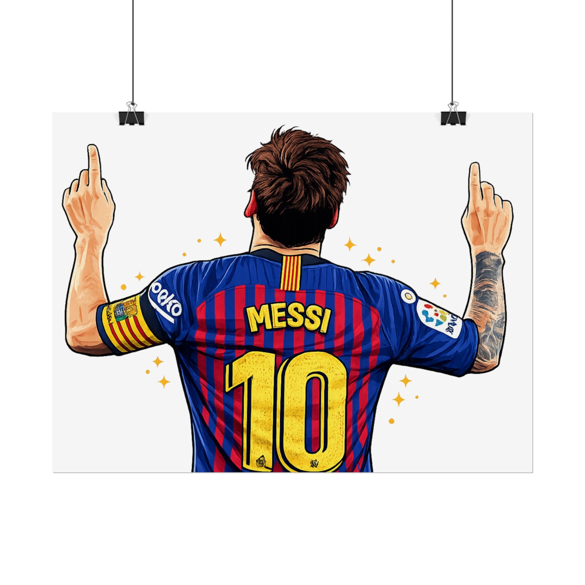 Lionel Messi Celebration Rolled Poster